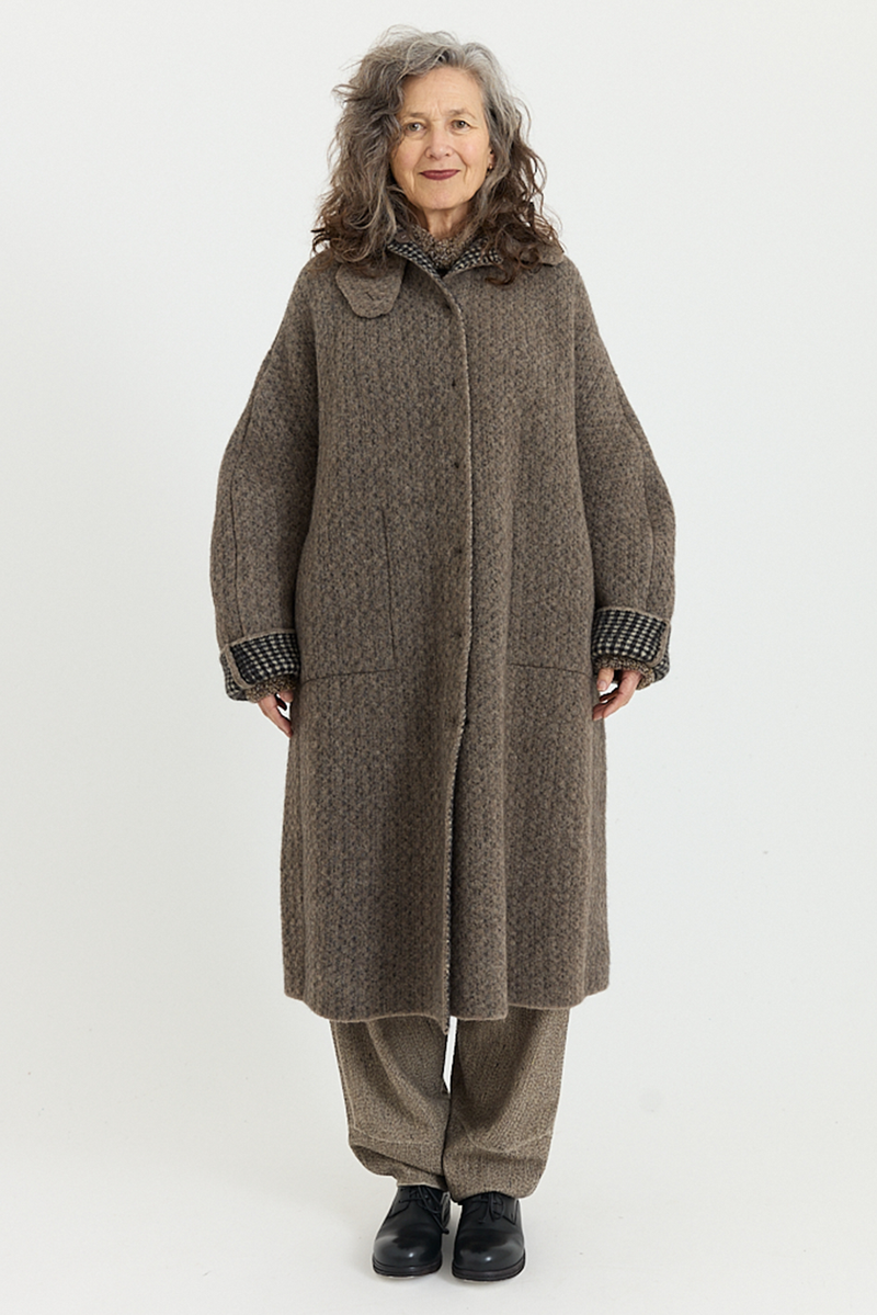 Boboutic - Reversible Coat - Natural/Brown