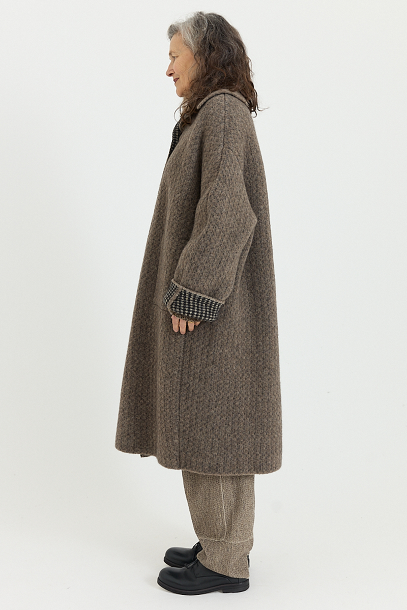 Boboutic - Reversible Coat - Natural/Brown