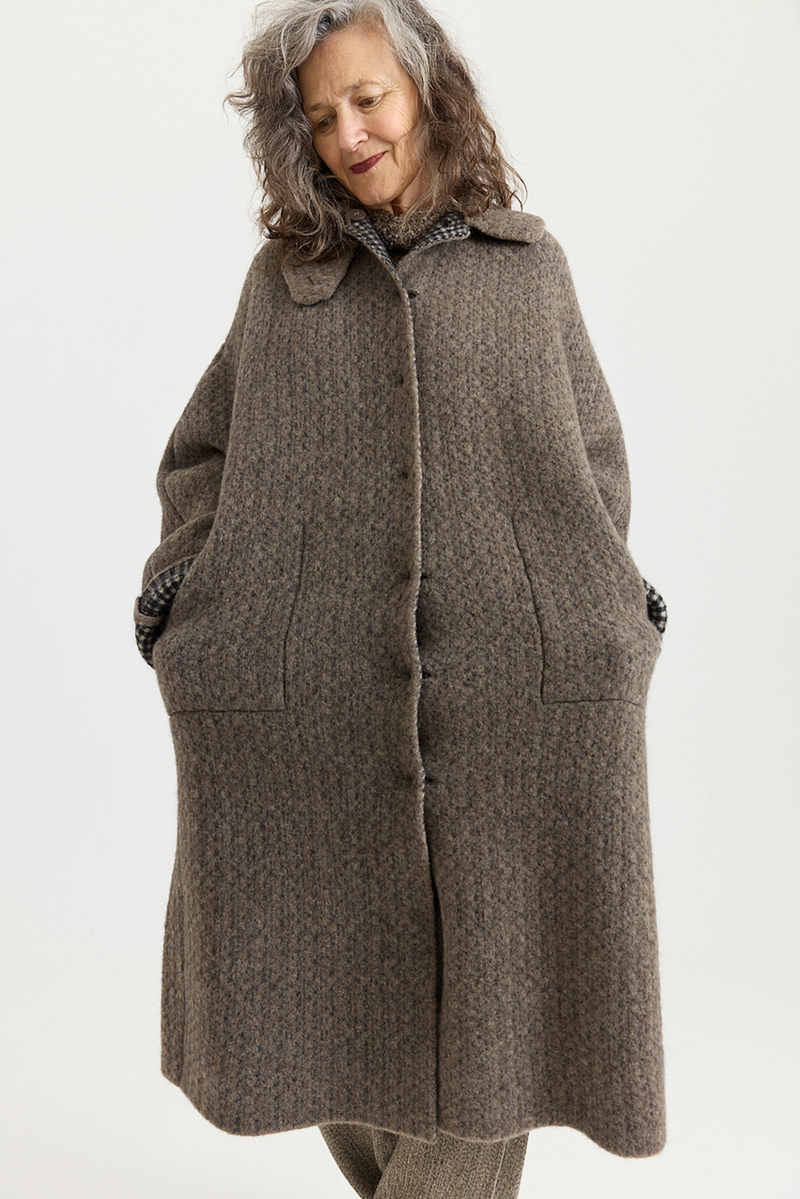Boboutic - Reversible Coat - Natural/Brown