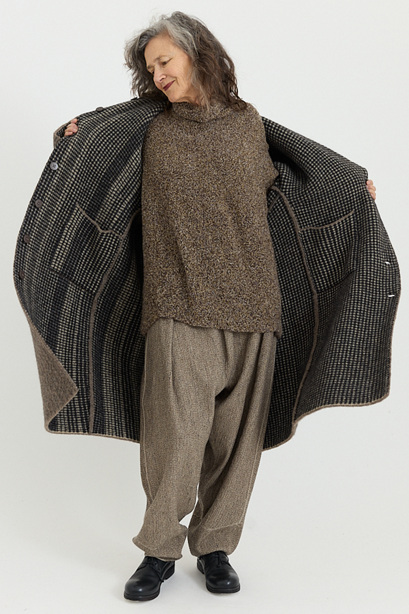 Boboutic - Reversible Coat - Natural/Brown