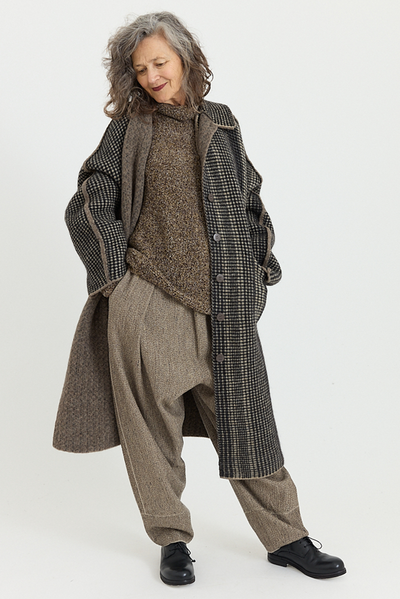 Boboutic - Reversible Coat - Natural/Brown