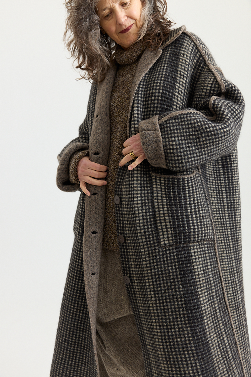Boboutic - Reversible Coat - Natural/Brown