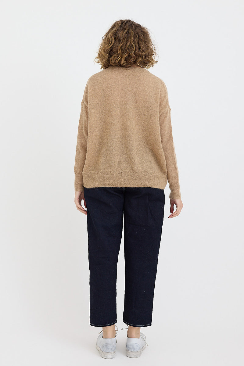 CT Plage - Round Long Sleeve Pullover - Italy RMS Mohair