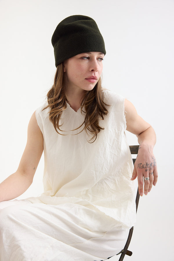 SCHA - 2-7 Medium ZZ Beanie - Dark Green