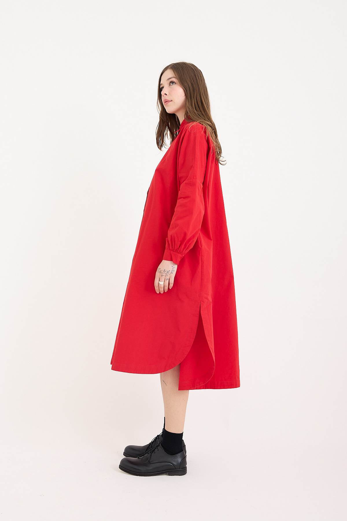 CASEY CASEY◇P3 TOP/半袖シャツ/L/コットン/IDG/18HH96 CASEY CASEY