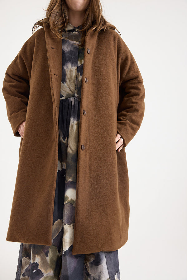 Casey Casey - Big Blobby Coat - Fudge