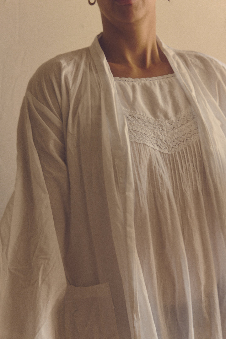Arabella - Pin Tucked Lace Slip
