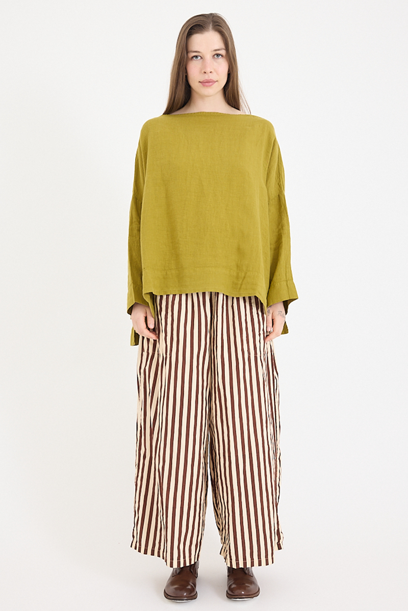 Metta - Sailor Boxy Top - Light Linen