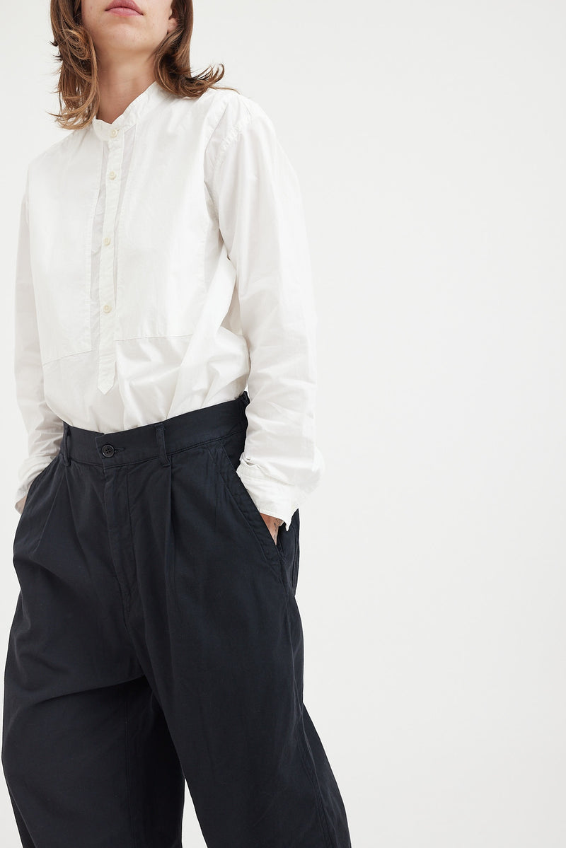 Sage De Cret - Pants - C/L Satin-Back Crepe Pleated Wide Pants