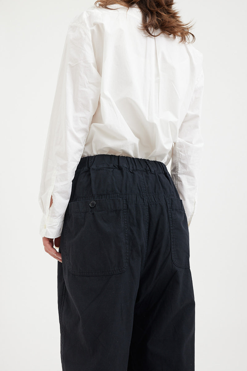 Sage De Cret - Pants - C/L Satin-Back Crepe Pleated Wide Pants