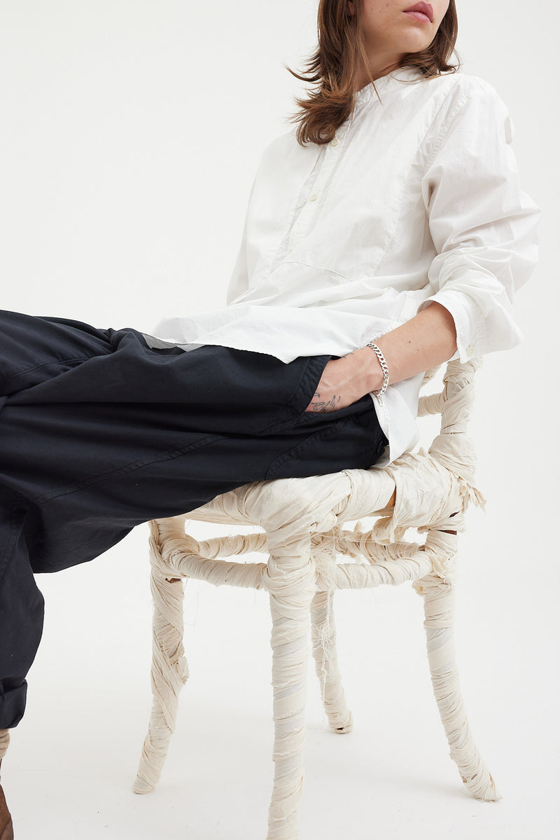 Sage De Cret - Pants - C/L Satin-Back Crepe Pleated Wide Pants