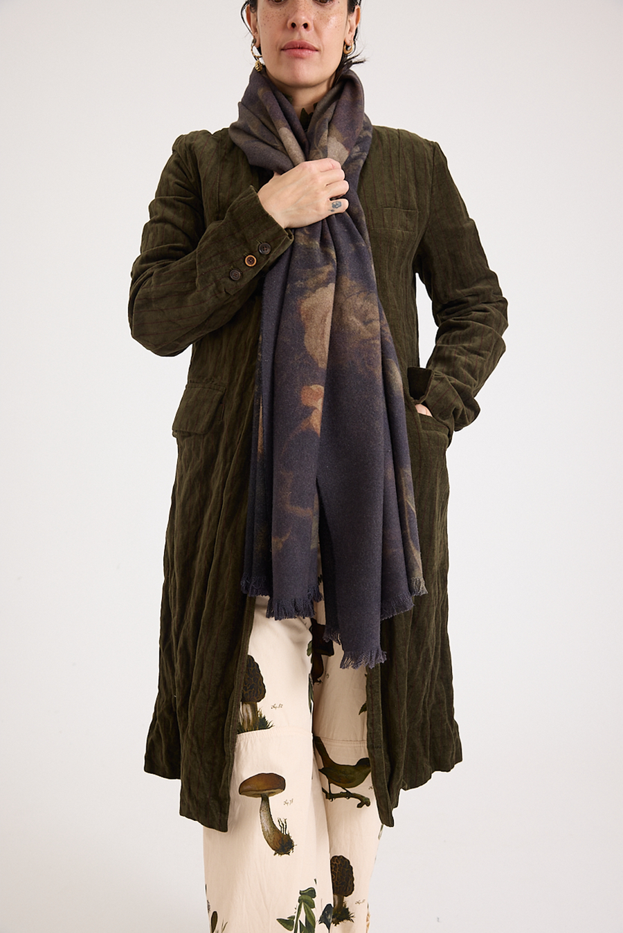 Aleksandr Manamis - Scarf - Floral – Scarlet Jones