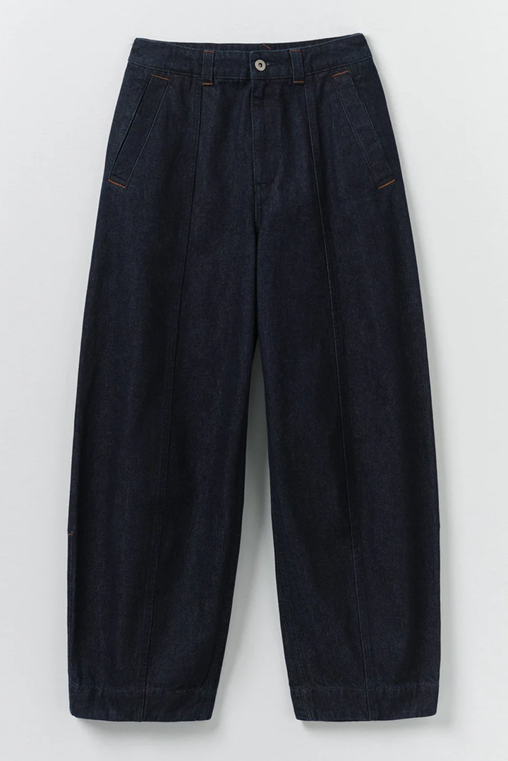 Toast - Sculpted Indigo Denim Trousers