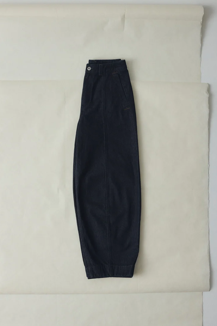 Toast - Sculpted Indigo Denim Trousers