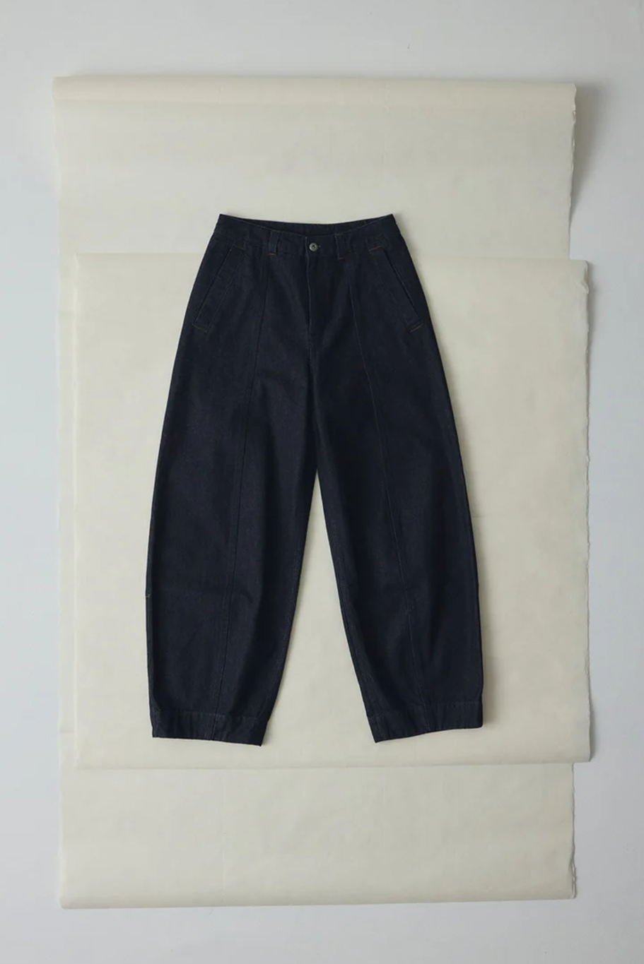 Toast - Sculpted Indigo Denim Trousers