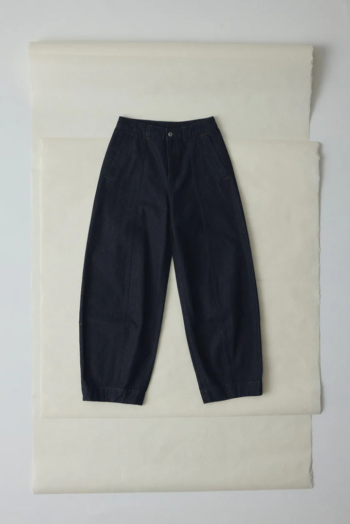 Toast - Sculpted Indigo Denim Trousers