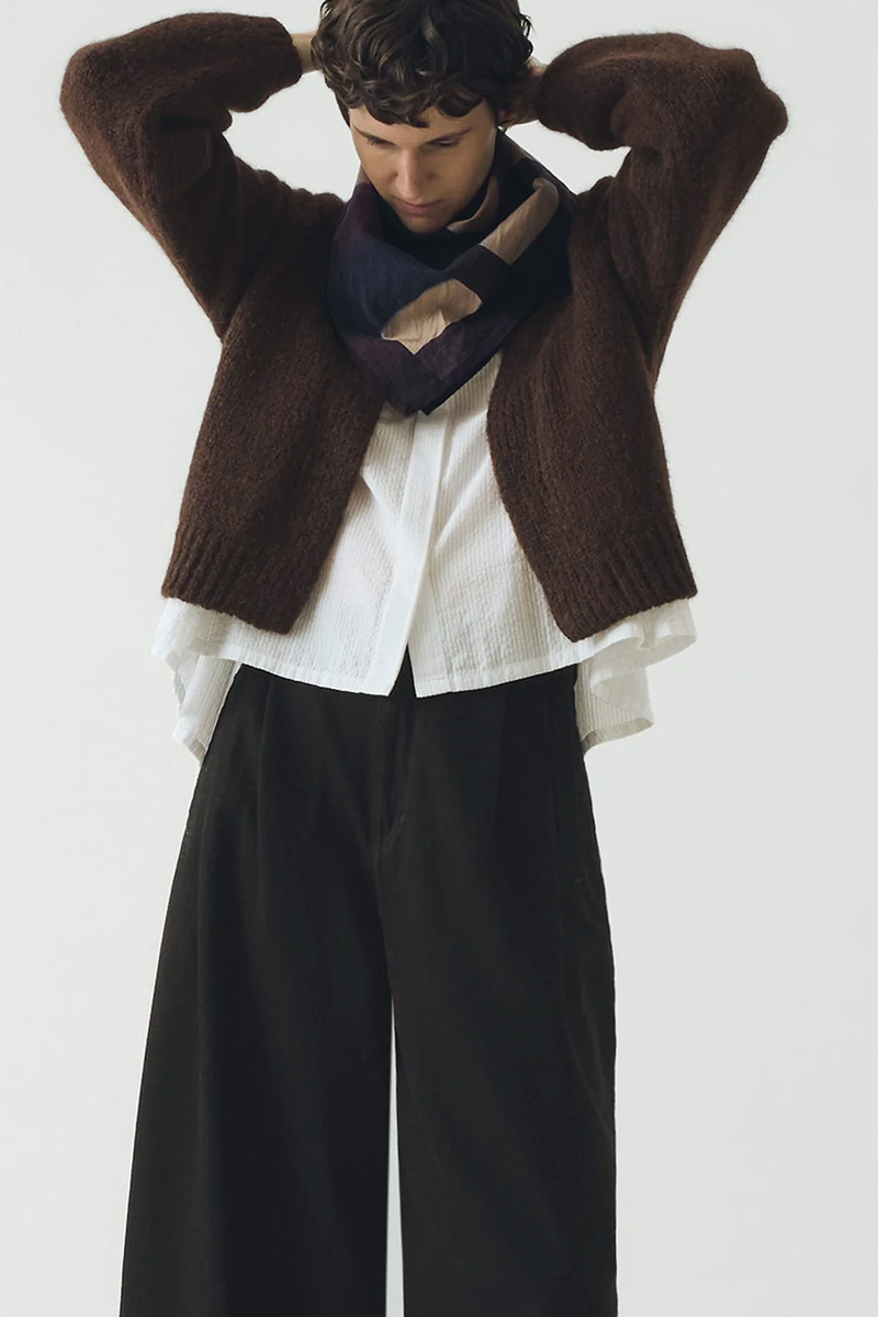 Toast - Shadow Print Hand Painted Bandana