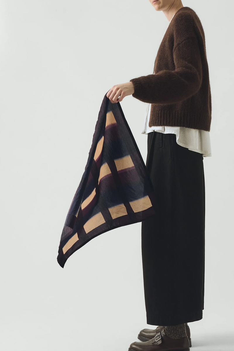 Toast - Shadow Print Hand Painted Bandana