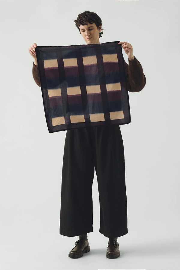 Toast - Shadow Print Hand Painted Bandana