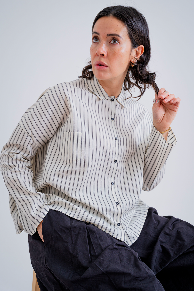 Apuntob - Shirt P1623 - Natural Black