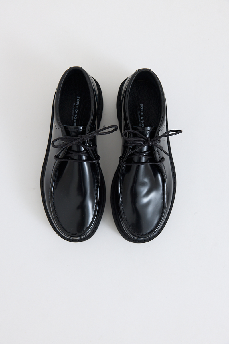 Sofie D'Hoore - Falcone Lavato Leather Shoe - Black