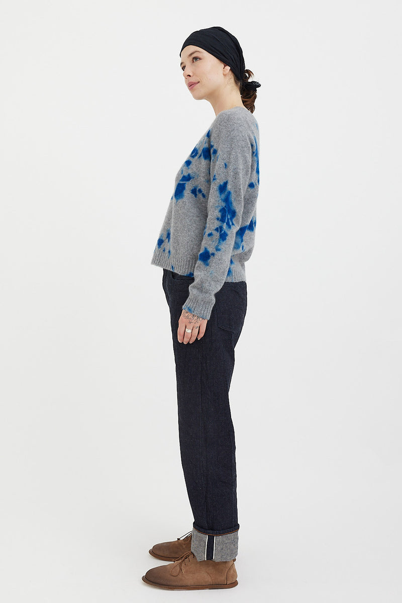 Suzusan - Shibori Cashmere Seamless Short Pullover