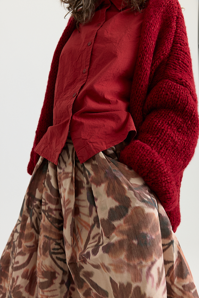 Casey Casey - Short Cardigan - Red