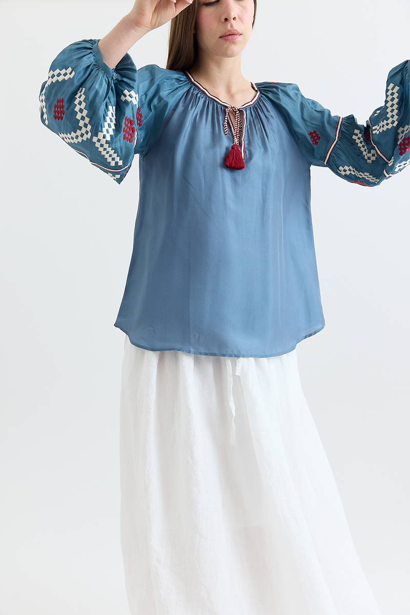 Benaras - Silk West End Top