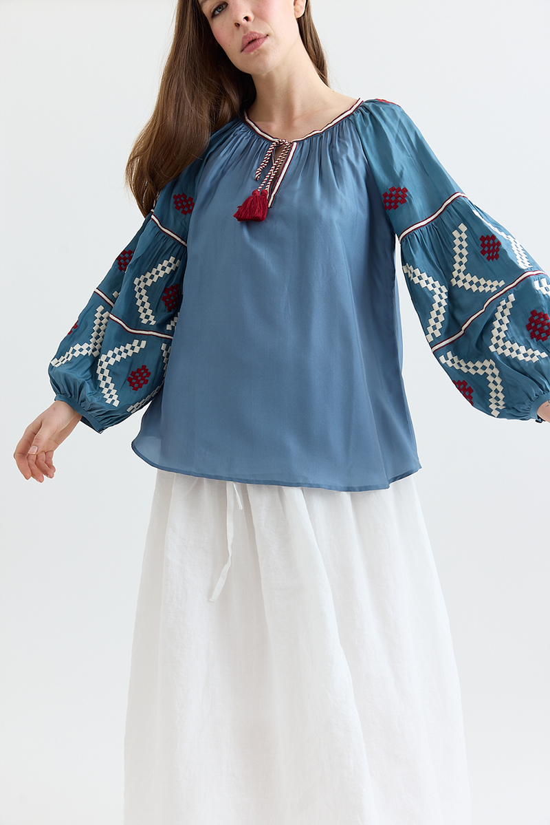 Benaras - Silk West End Top