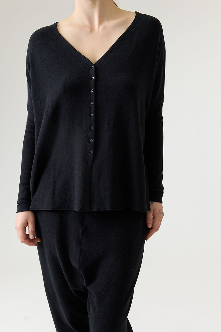 Album di Famiglia - Cardigan Over JP - Black