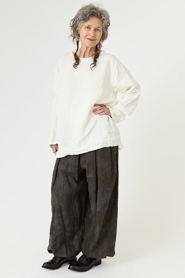 Kaval - Silk Linen Tee Blouse