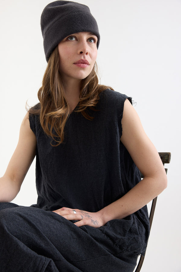 SCHA - 2-7 Medium ZZ Beanie - Dark Grey