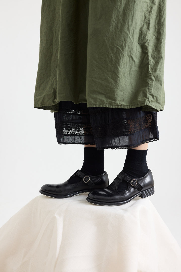 Officine Creative - CALIXTE 071 - Nero T- Bar Shoes