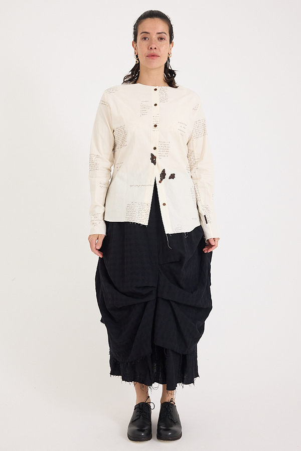 Aleksandr Manamis - Skirt - Checked Black