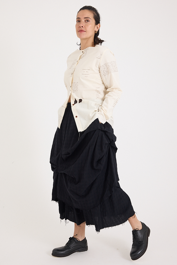 Aleksandr Manamis - Skirt - Checked Black