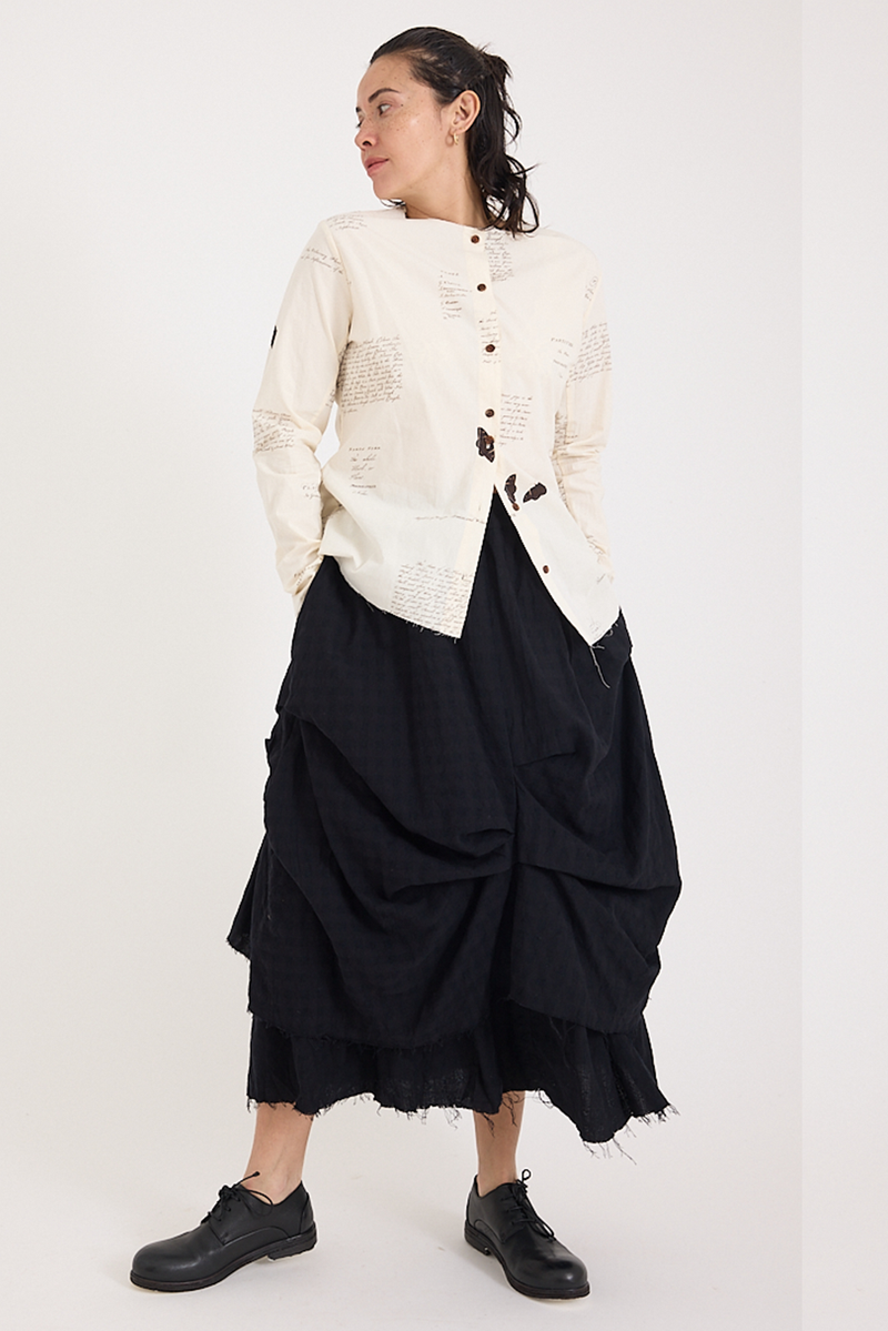 Aleksandr Manamis - Skirt - Checked Black