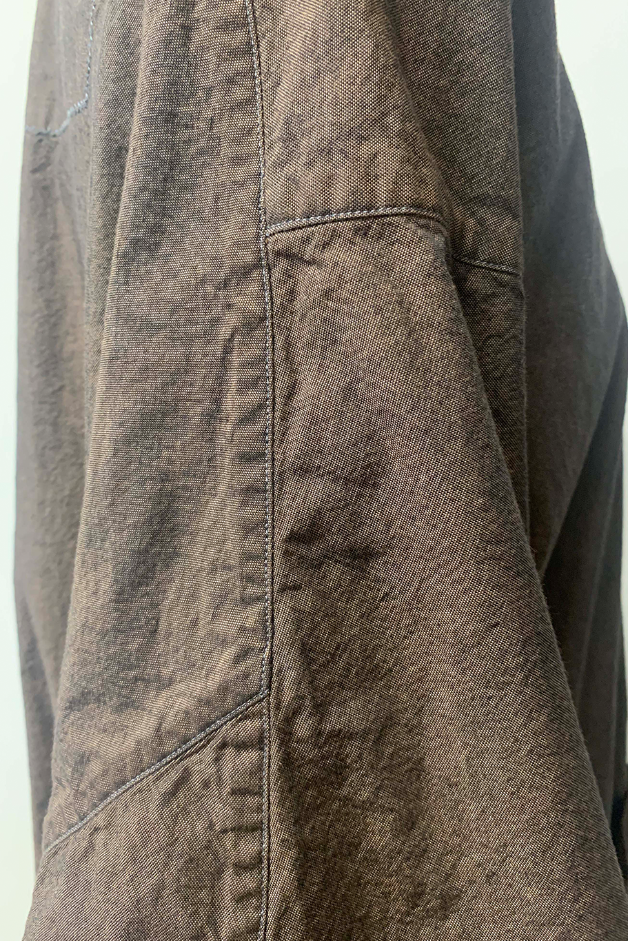 Skrimshand - Overshirt - Dark Brown with Black Collar