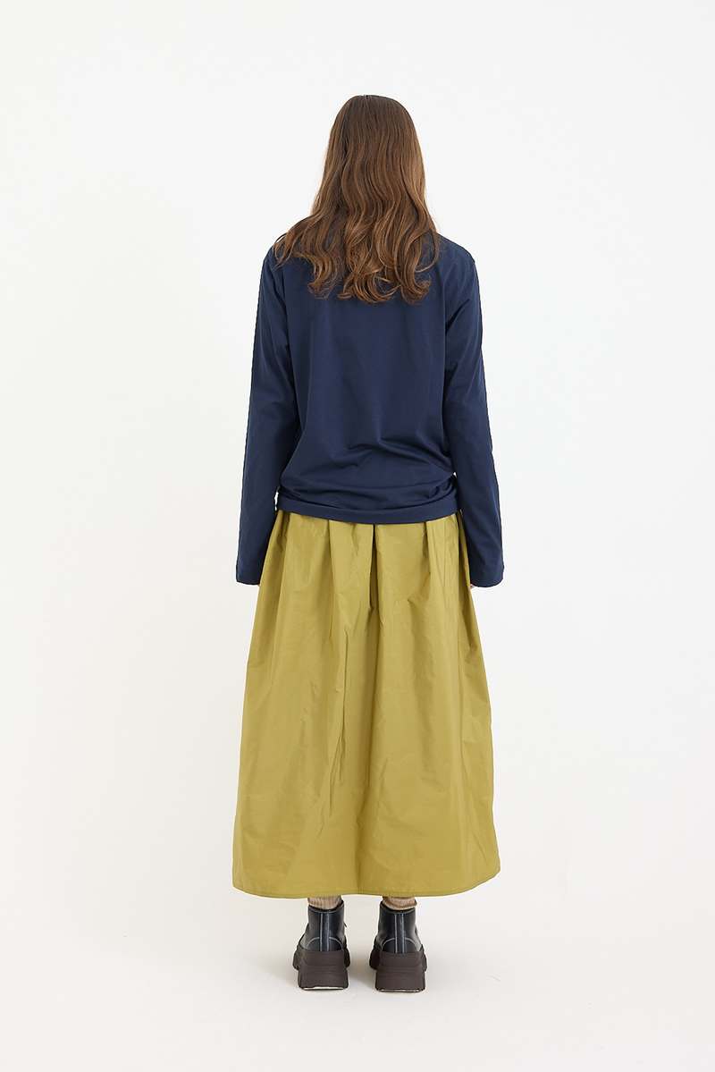 Sofie D'Hoore - Sioux Woven Skirt Olive Oil