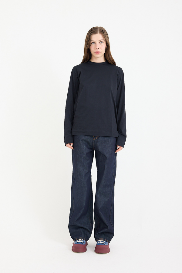Sofie D'Hoore - Thrill Knit T- Shirt Off Black