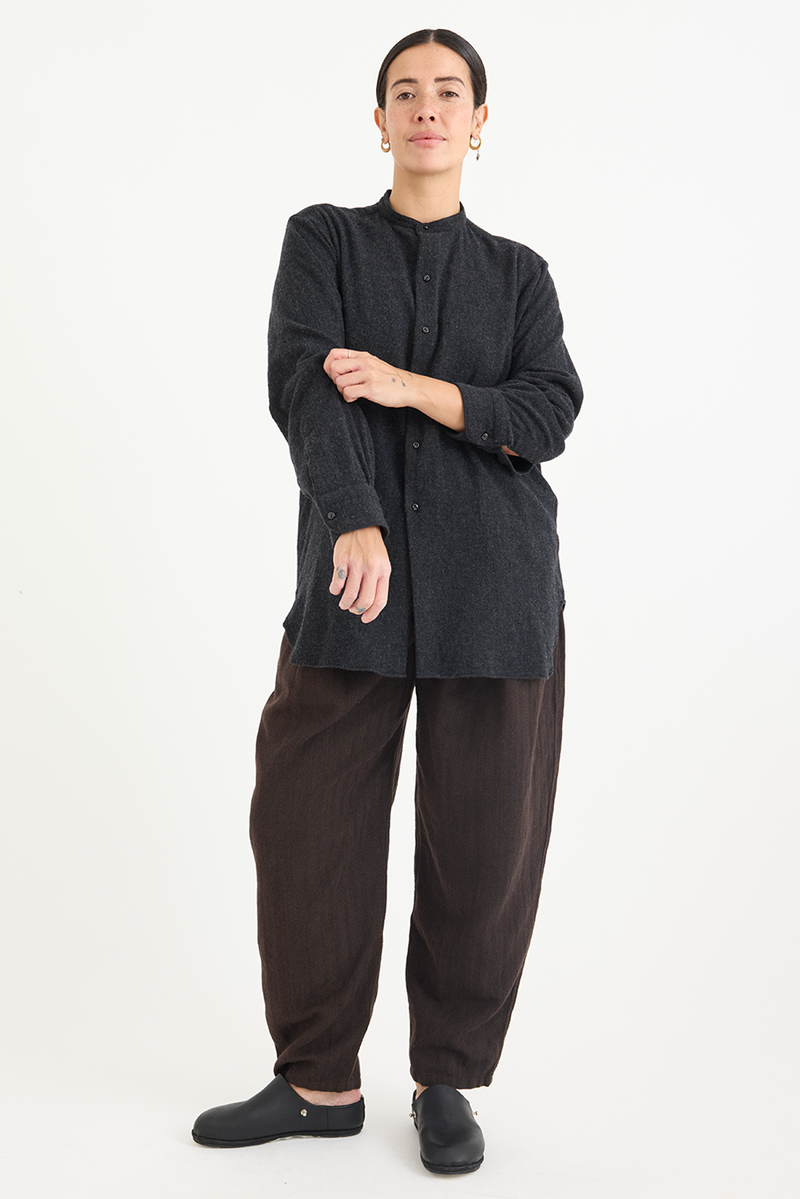 Kaval - Stand Collar Shirt – SCARLET JONES