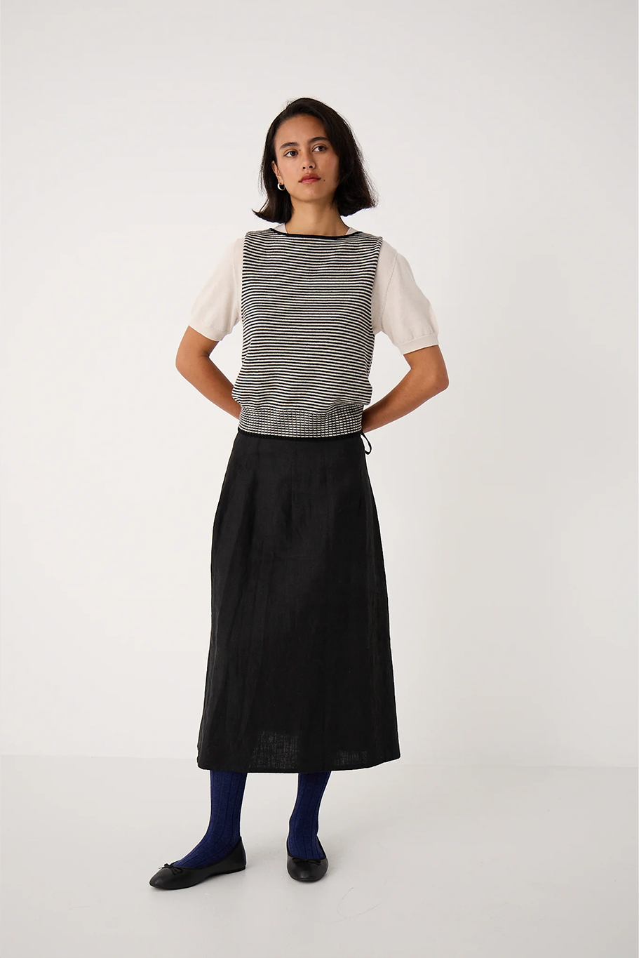 Francie - Striped Star Vest