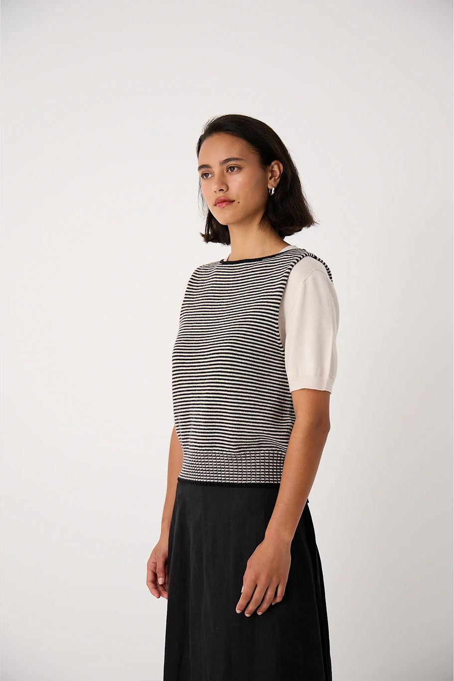 Francie - Striped Star Vest
