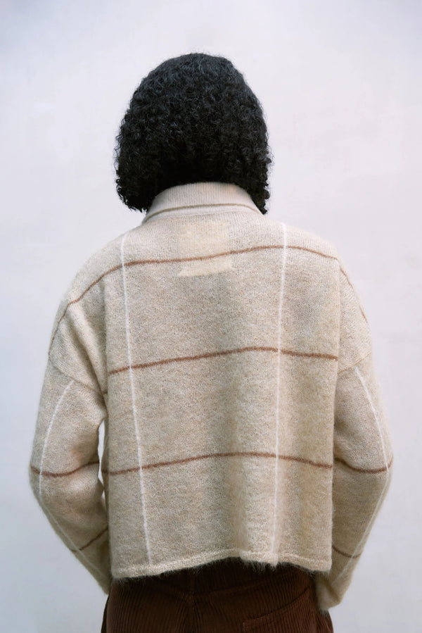 Cordera - Suri Plaid Polo Sweater Avene
