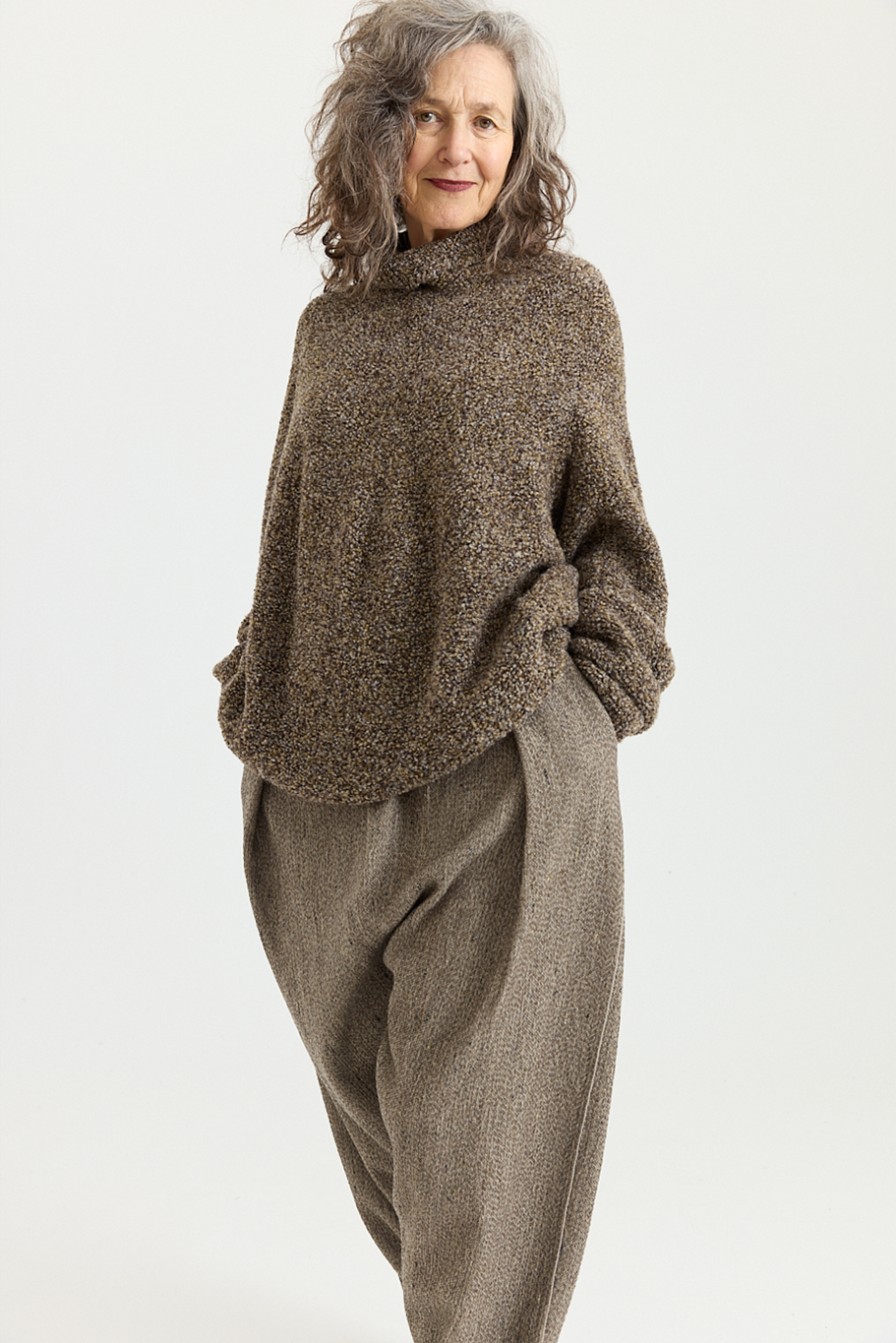 Boboutic - Sweater - Green/Taupe