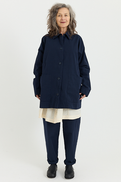 CASEY CASEY ジャケット　アウター羽織り　ネイビー Casey Casey - Tatiana Jacket - Navy – Scarlet Jones