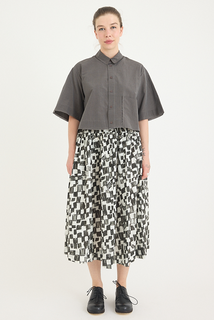 Toogood - The Dancer Skirt - Chequerboard