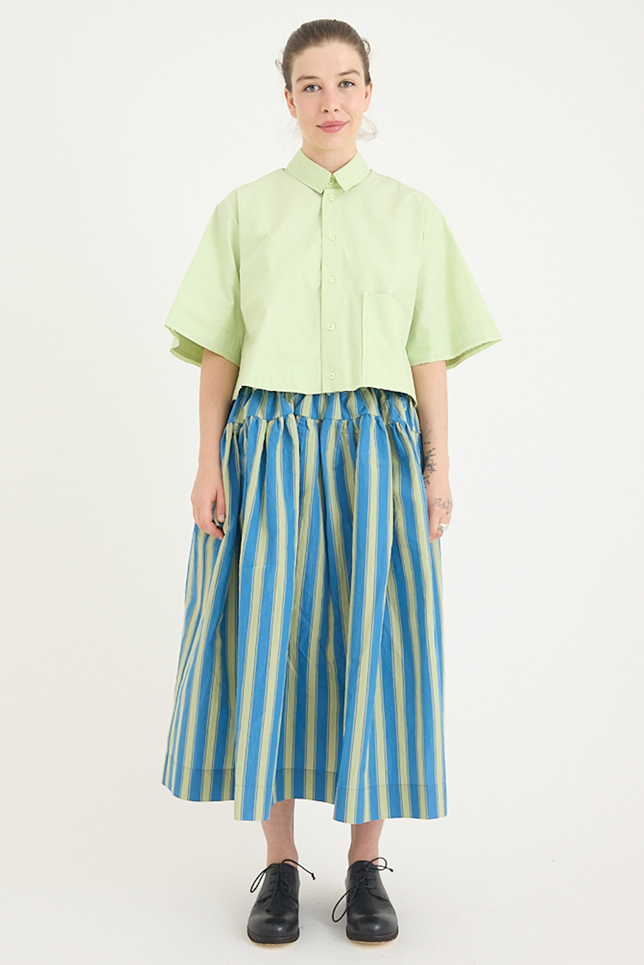 Toogood - The Dancer Skirt - Taffeta Stripe