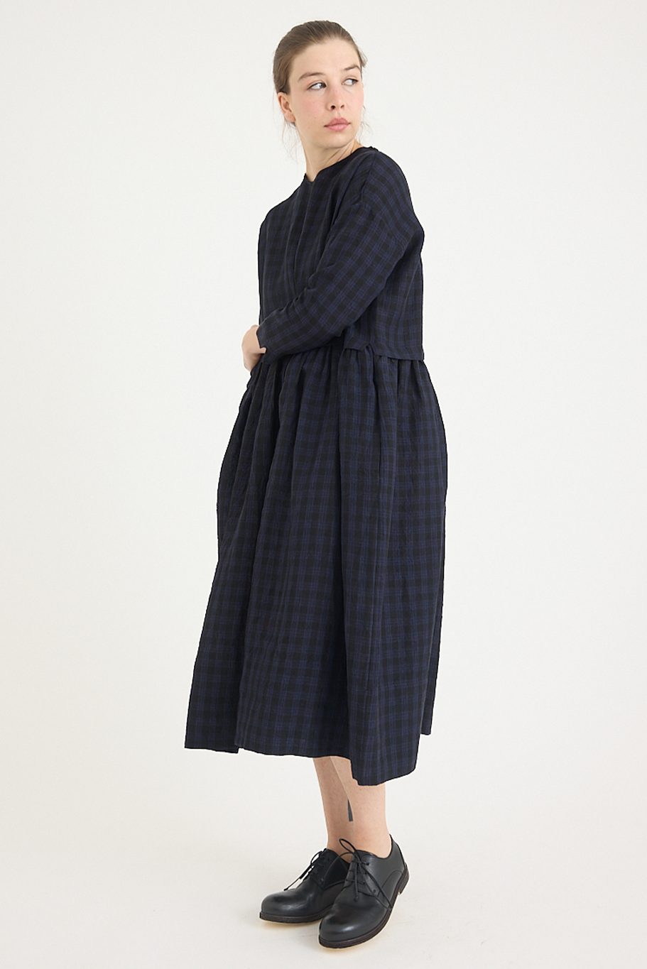 Toogood - The Archivist Dress - Linen Check