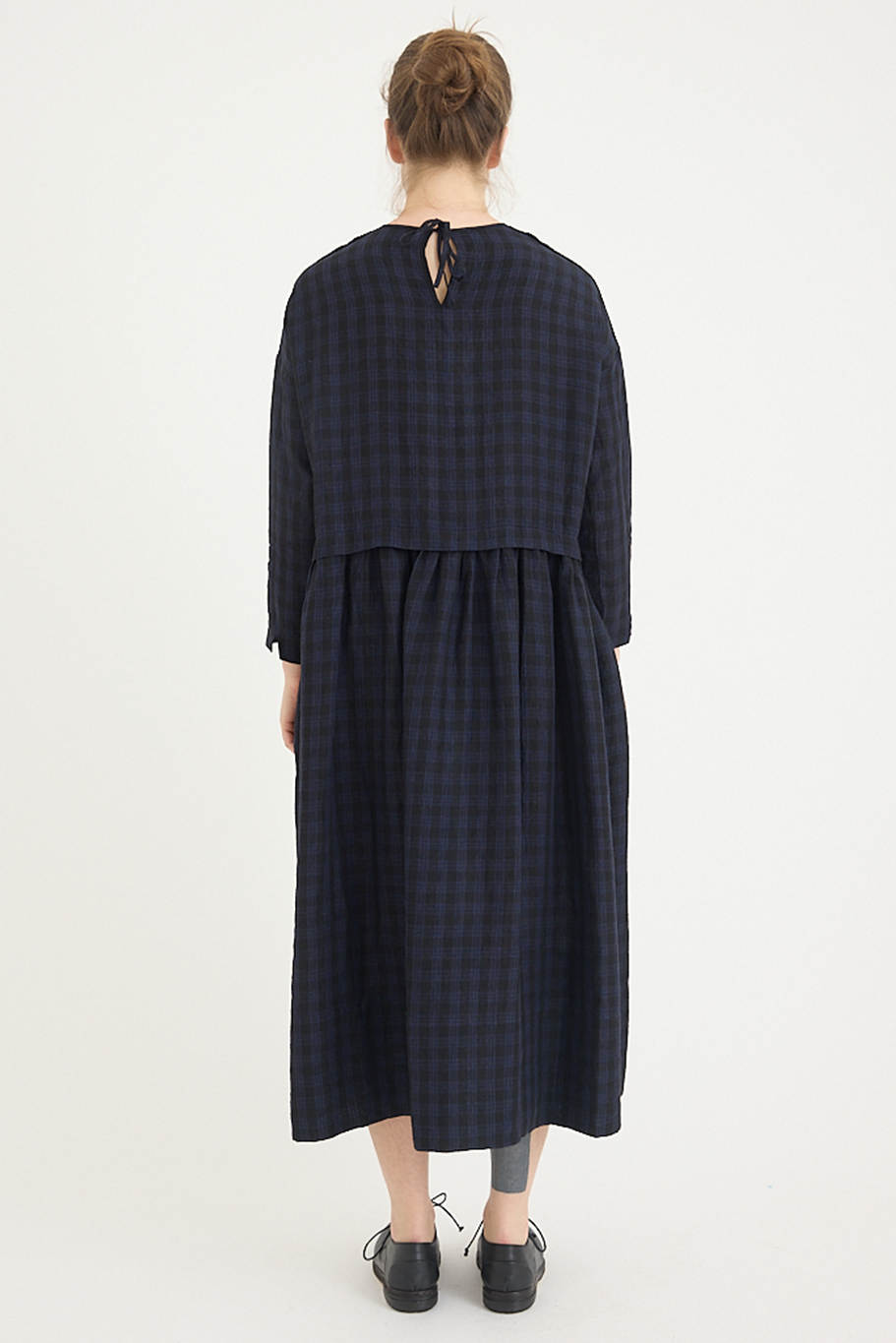 Toogood - The Archivist Dress - Linen Check