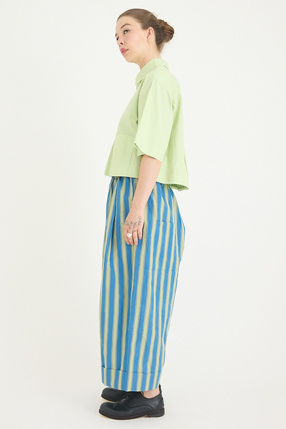 Toogood - The Baker Trouser - Taffeta Stripe